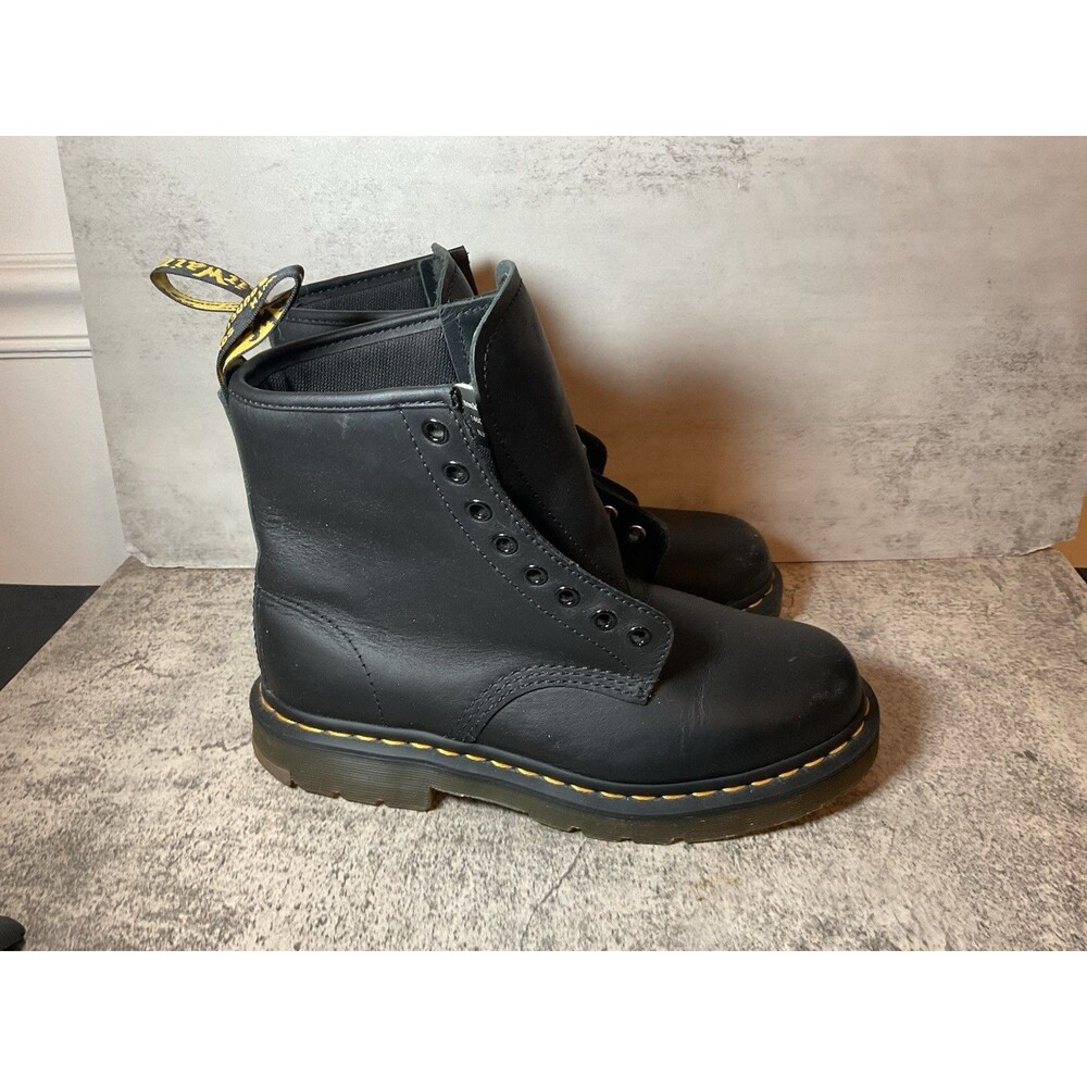 Dr Martens Air Wair ASTM F2892-18 EH Men 7/ Women 8 Red Leather Safety Boots